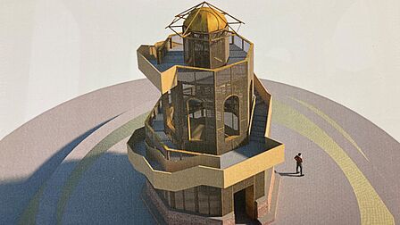 3D tekening van de Belvedere